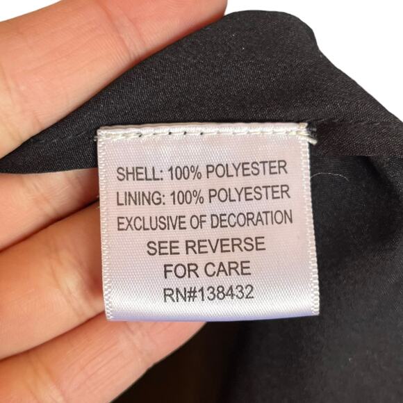 Modcloth Embellished to Perfection Black Floral Beaded Sequin A-Line Midi Dress - Picture 13 of 13